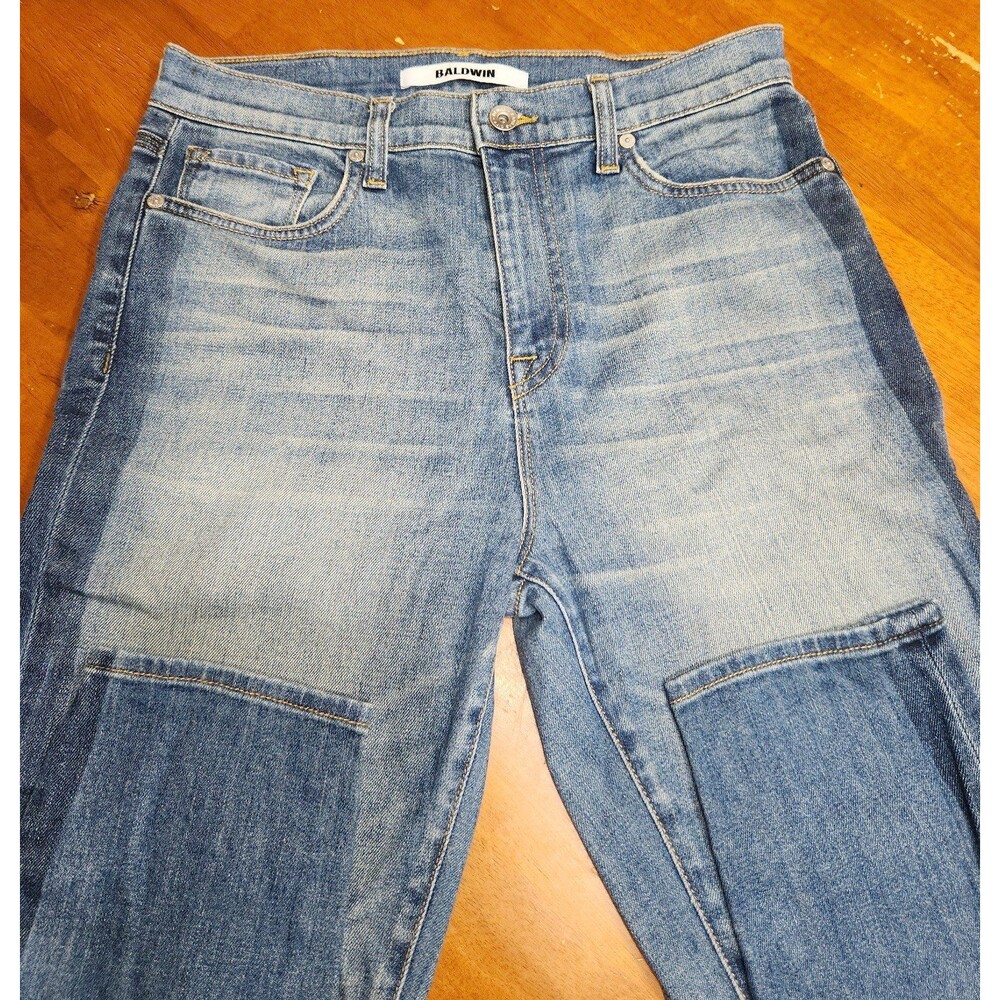 Baldwin The Rivington Skinny Crop Blue Jeans